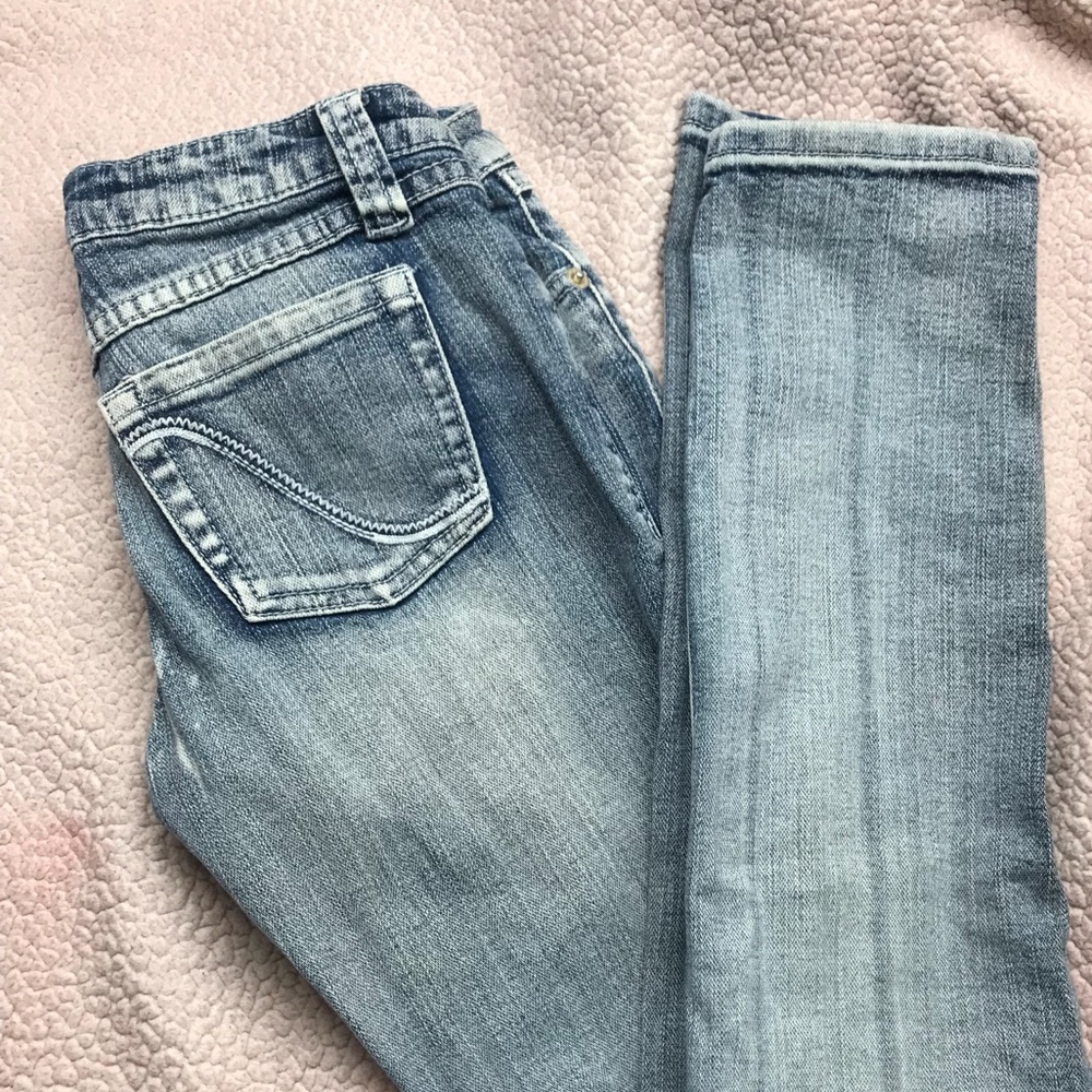 Blue Asphalt Skinny Jeans